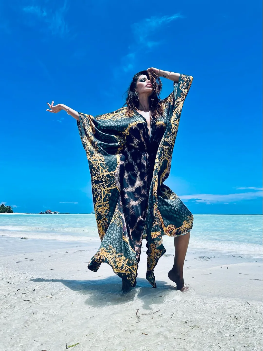 Couture su seta — Maldive